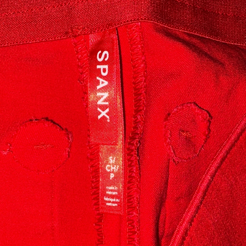 SPANX Bold stretch Red Pants